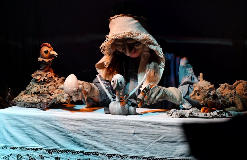 В Театре кукол Сергея Образцова показали спектакль "Гадкий утенок" 17 фото