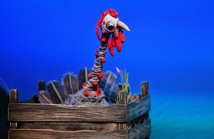 В Театре кукол Сергея Образцова показали спектакль "Гадкий утенок" 10 фото