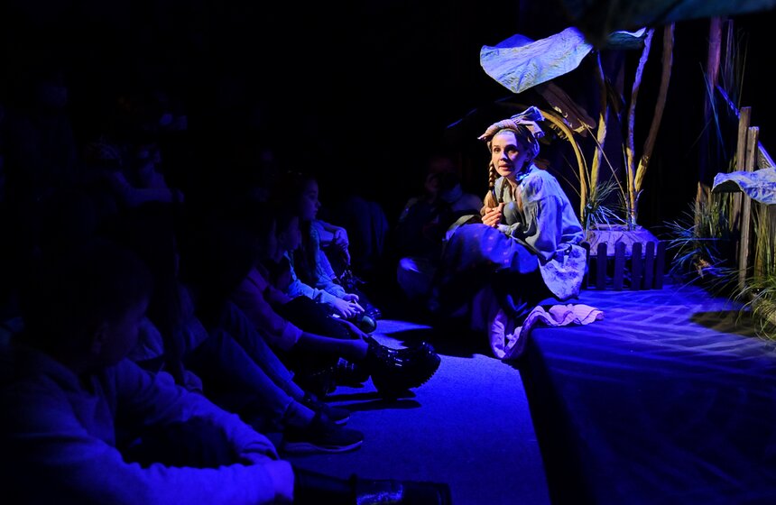 В Театре кукол Сергея Образцова показали спектакль "Гадкий утенок" 9 фото