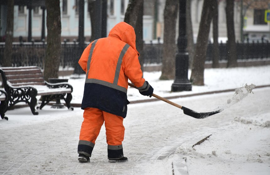 Снегопад обрушился на столицу в выходные 11 фото