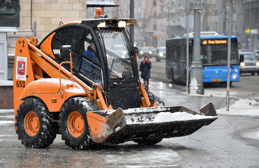 Снегопад обрушился на столицу в выходные 8 фото