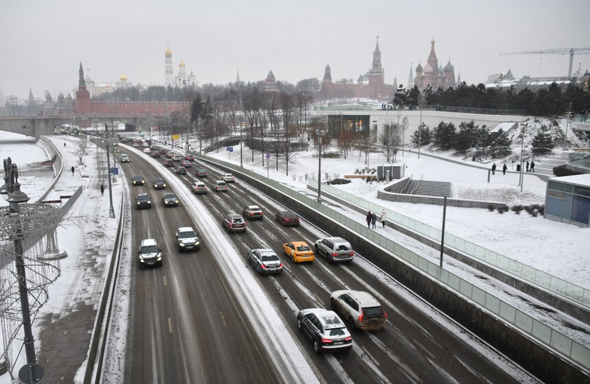 Снегопад обрушился на столицу в выходные 26 фото