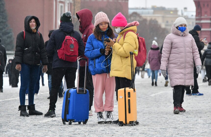 Снегопад обрушился на столицу в выходные 31 фото