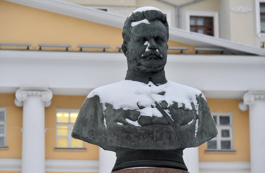 На Москву обрушился снегопад 9 фото