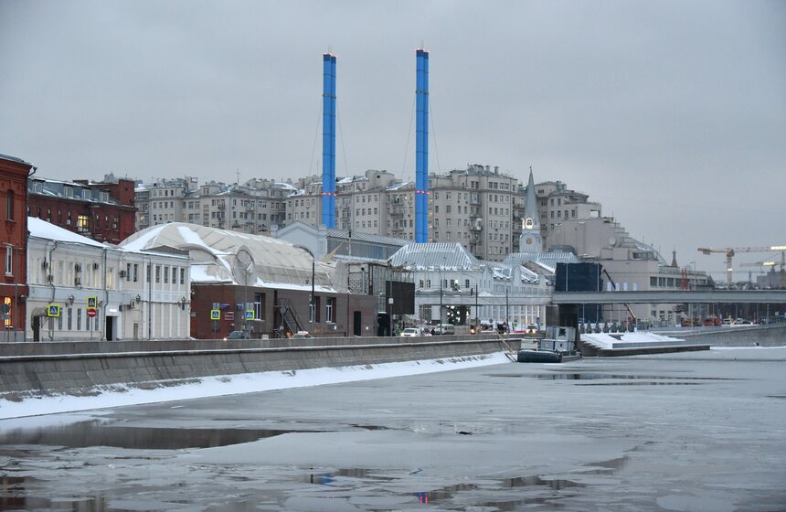 На Москву обрушился снегопад 22 фото