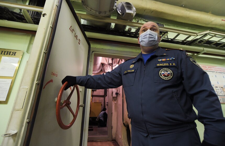 В Москве прошел пресс-тур в защитном сооружении гражданской обороны 25 фото