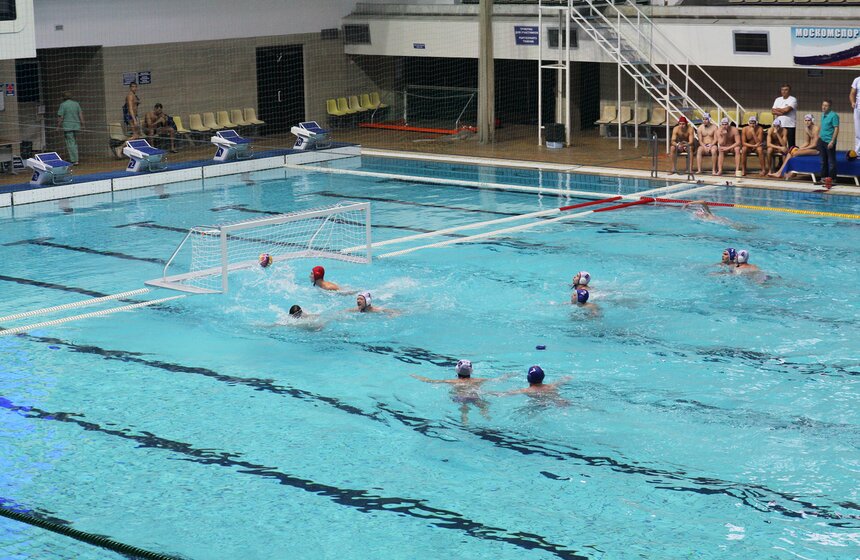 В СК "Олимпийский" проходит первенство Москвы по водному поло 1 фото