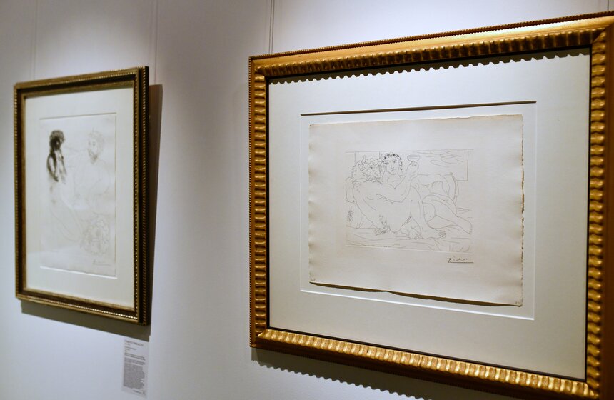 В Москве открылась выставка работ Шагала, Пикассо и Церетели 3 фото