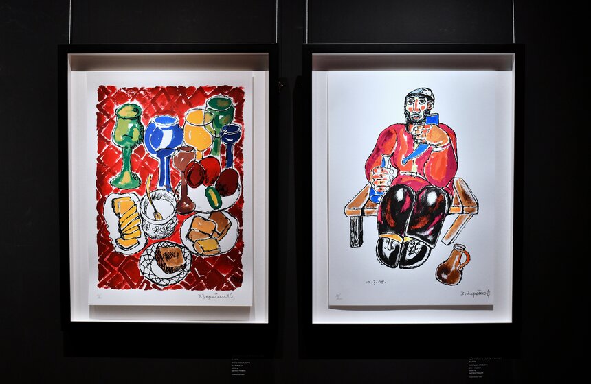 В Москве открылась выставка работ Шагала, Пикассо и Церетели 13 фото