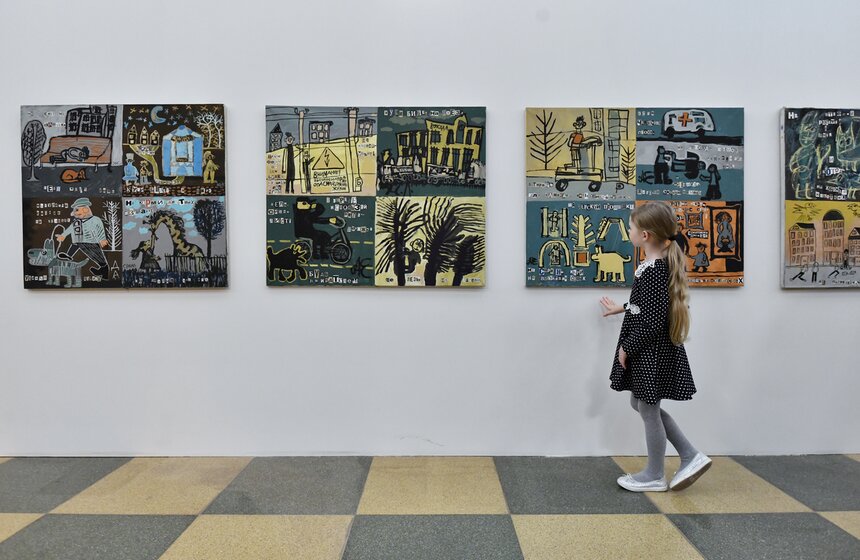 В музее-заповеднике "Царицыно" открылась выставка "Искусство быть рядом" 22 фото