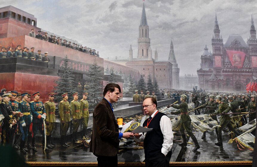В Музее Победы открылась художественно-тематическая выставка "Триумф Победителей" 10 фото