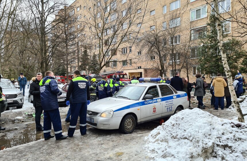 Взрыв произошел в жилом доме в Химках 6 фото