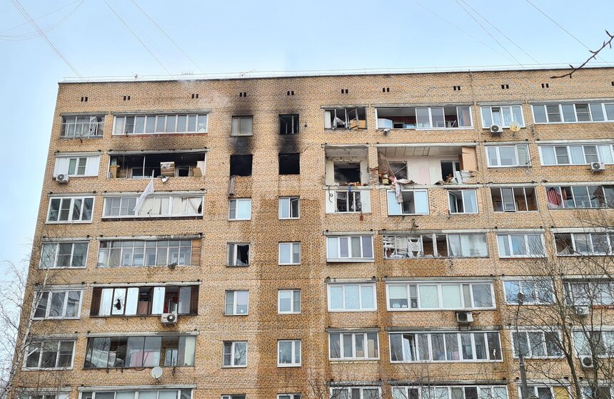 Взрыв произошел в жилом доме в Химках 4 фото