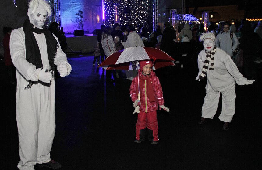 В саду "Эрмитаж" открылся самый романтичный каток 12 фото