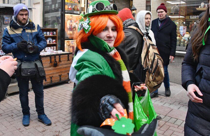 Парад ко Дню святого Патрика прошел в Москве 6 фото