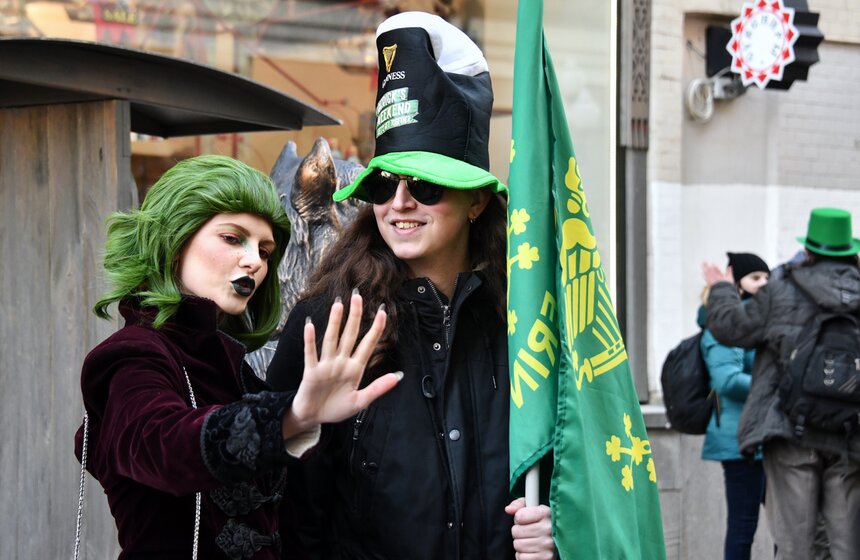 Парад ко Дню святого Патрика прошел в Москве 2 фото