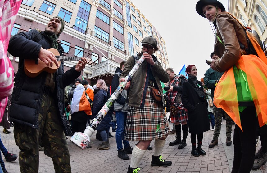Парад ко Дню святого Патрика прошел в Москве 7 фото