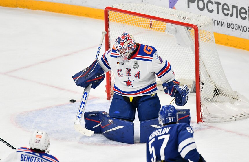 Московское "Динамо" потерпело третье поражение от СКА в Кубке Гагарина 20 фото