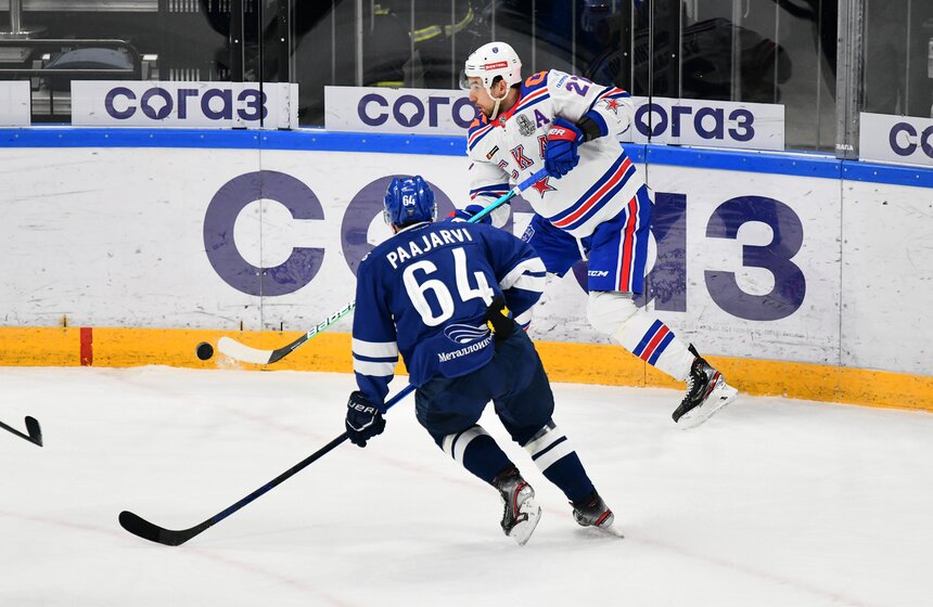 Московское "Динамо" потерпело третье поражение от СКА в Кубке Гагарина 24 фото