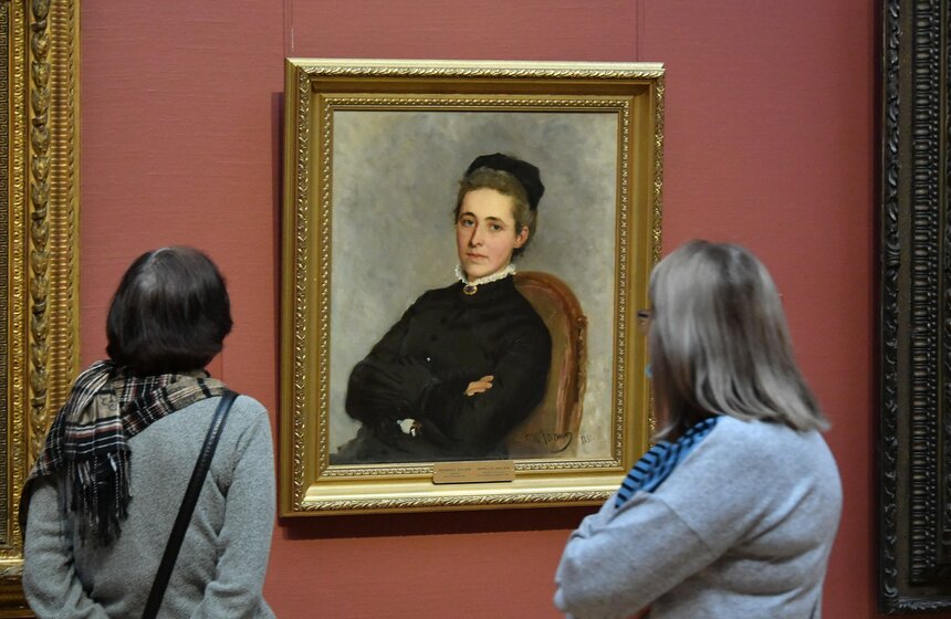 Выставка картин Ильи Репина открылась в Третьяковской галерее 17 фото