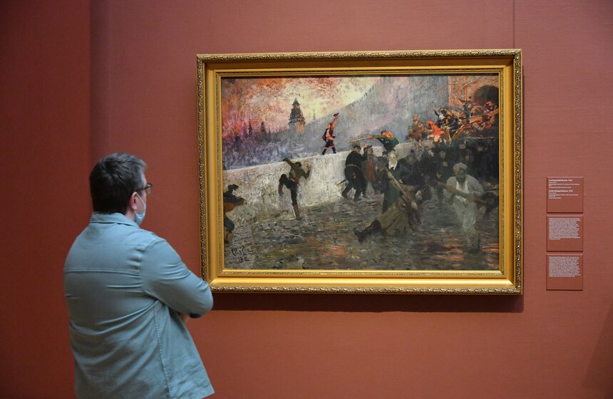 Выставка картин Ильи Репина открылась в Третьяковской галерее 15 фото