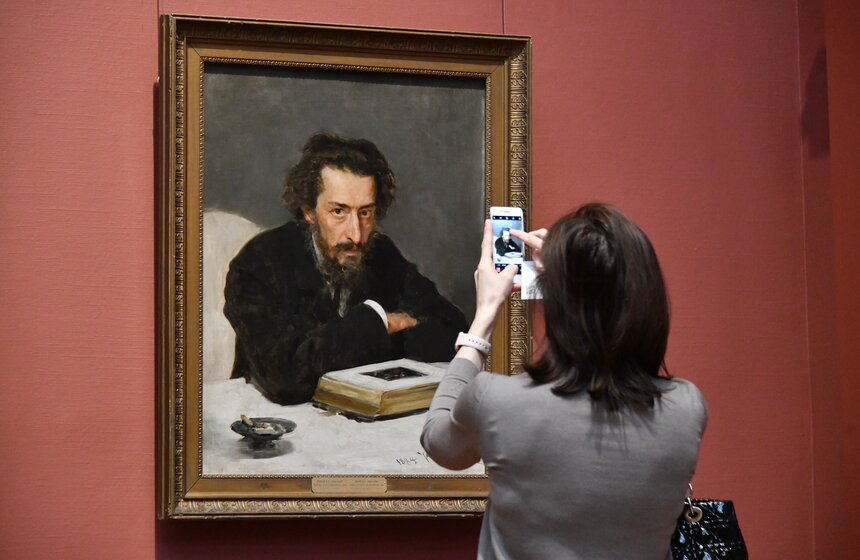 Выставка картин Ильи Репина открылась в Третьяковской галерее 14 фото