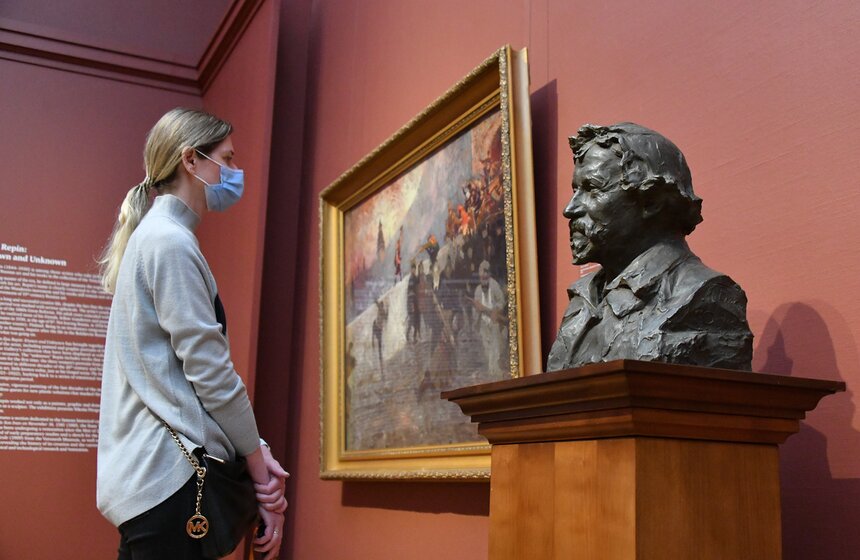 Выставка картин Ильи Репина открылась в Третьяковской галерее 19 фото