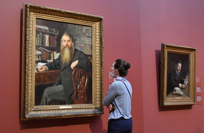 Выставка картин Ильи Репина открылась в Третьяковской галерее 11 фото