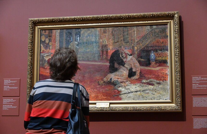 Выставка картин Ильи Репина открылась в Третьяковской галерее 10 фото