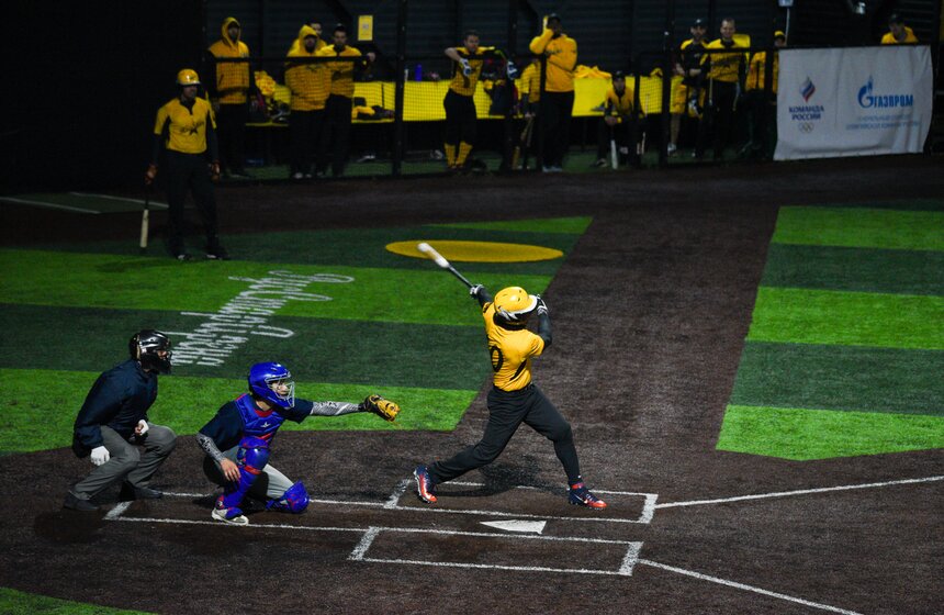 Матч "Русстар" – "Московские Волки" финальной серии ЧР по бейсболу прошел на RusStar Arena 18 фото