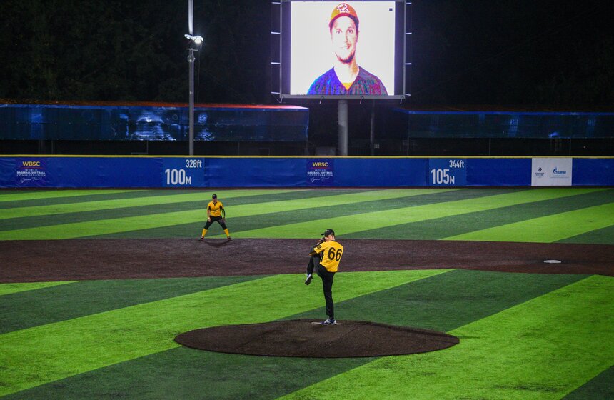 Матч "Русстар" – "Московские Волки" финальной серии ЧР по бейсболу прошел на RusStar Arena 26 фото