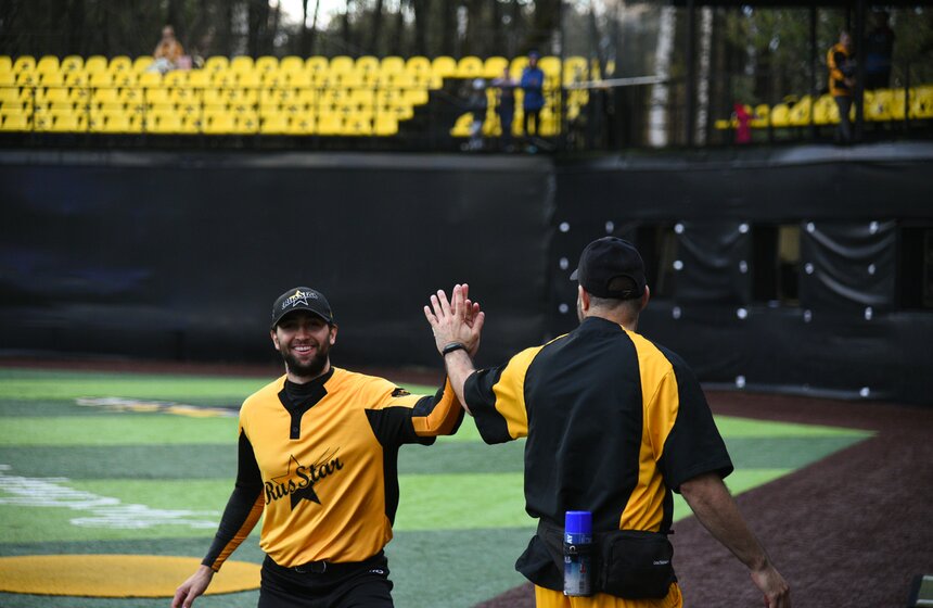 Матч "Русстар" – "Московские Волки" финальной серии ЧР по бейсболу прошел на RusStar Arena 2 фото