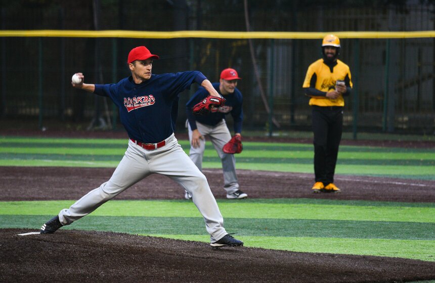 Матч "Русстар" – "Московские Волки" финальной серии ЧР по бейсболу прошел на RusStar Arena 6 фото