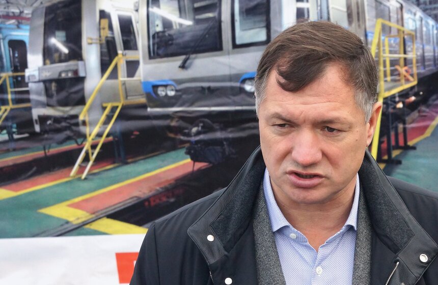 Марат Хуснуллин посетил стройплощадку метро "Рассказовка" 3 фото