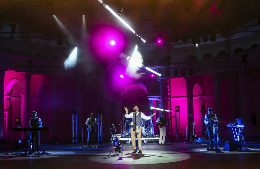 Группа "Несчастный случай" выступила в Зеленом театре ВДНХ 11 фото