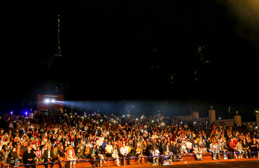 Группа "Несчастный случай" выступила в Зеленом театре ВДНХ 21 фото