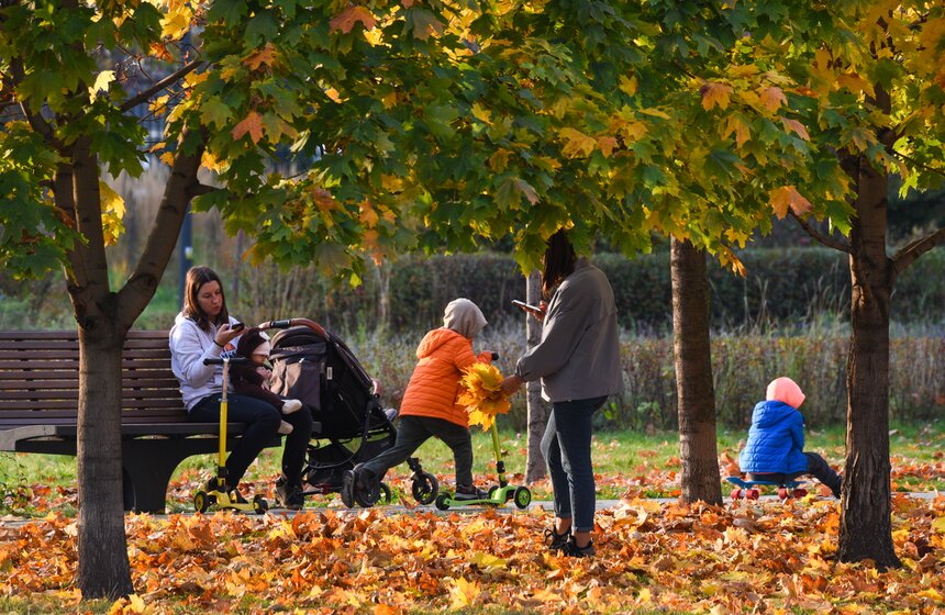 Заморозки приходят на смену теплой погоде в Москве 22 фото