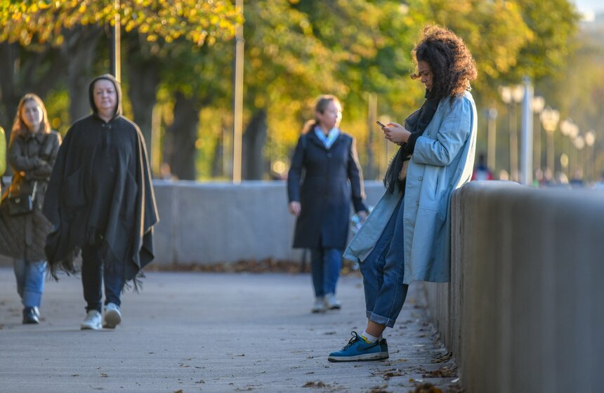 Заморозки приходят на смену теплой погоде в Москве 41 фото