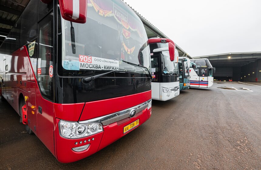 С автовокзала автобусы будут отправляться в Московскую область и 12 городов России