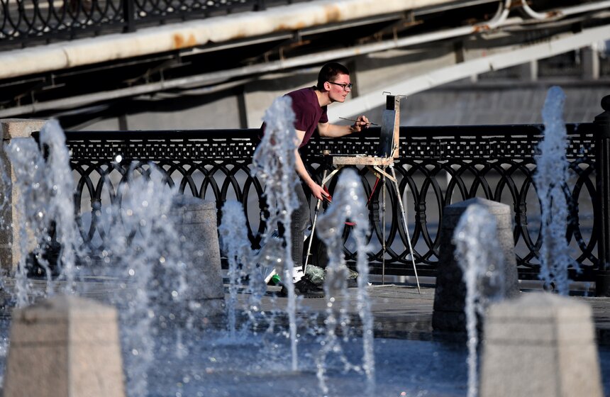 В Москву пришло бабье лето 20 фото