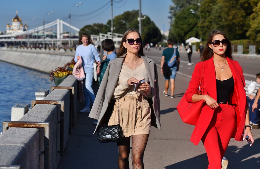 В Москву пришло бабье лето 5 фото
