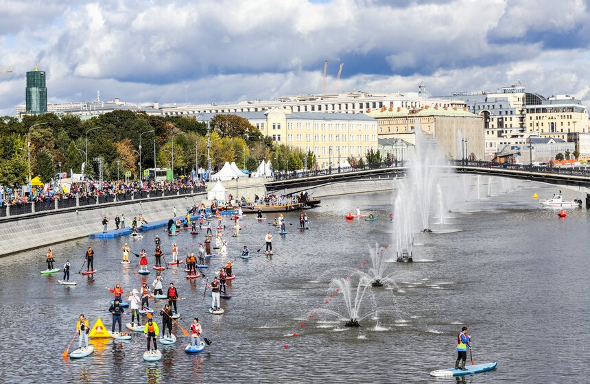 Первый фестиваль водных видов спорта прошел в Москве 19 фото
