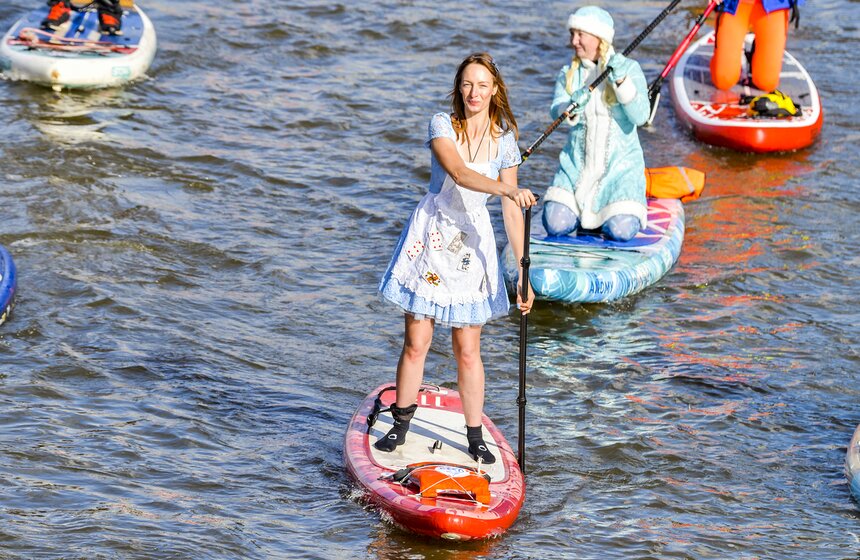 Первый фестиваль водных видов спорта прошел в Москве 15 фото