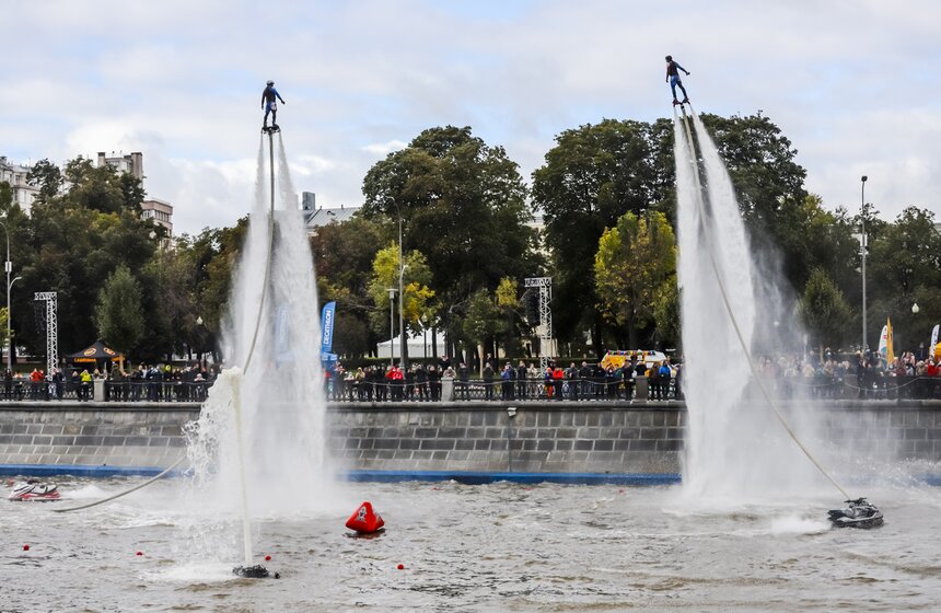 Первый фестиваль водных видов спорта прошел в Москве 28 фото