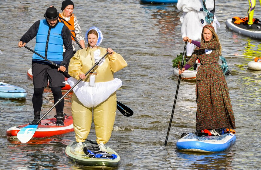Первый фестиваль водных видов спорта прошел в Москве 17 фото