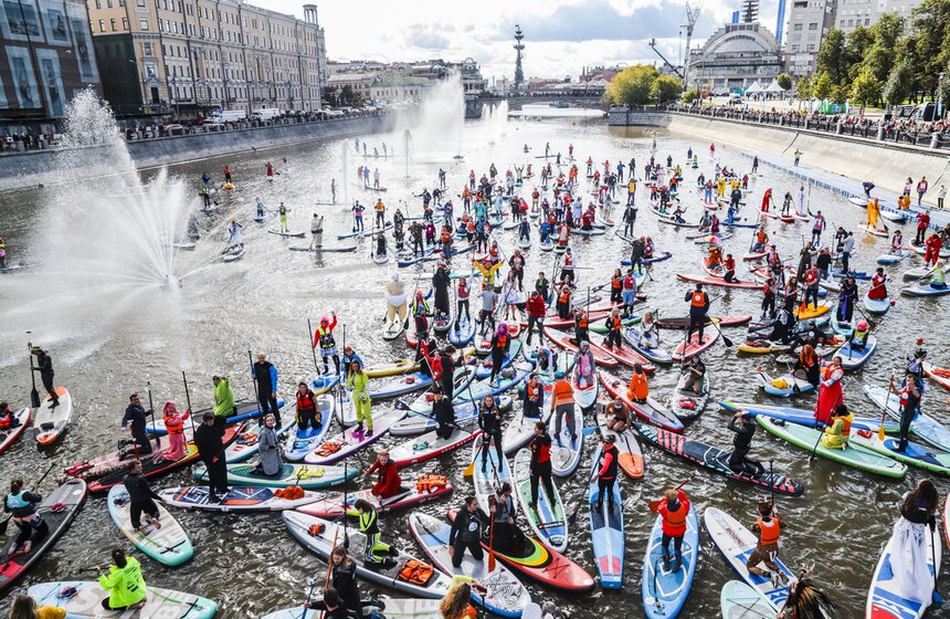 Первый фестиваль водных видов спорта прошел в Москве 13 фото