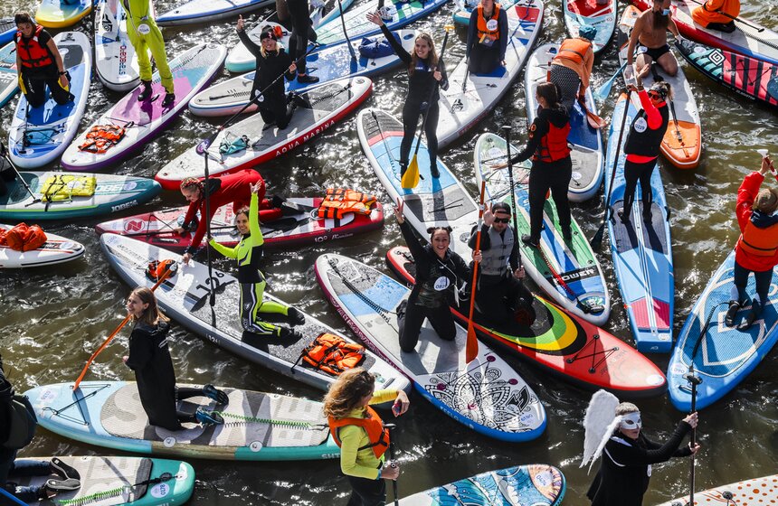 Первый фестиваль водных видов спорта прошел в Москве 14 фото