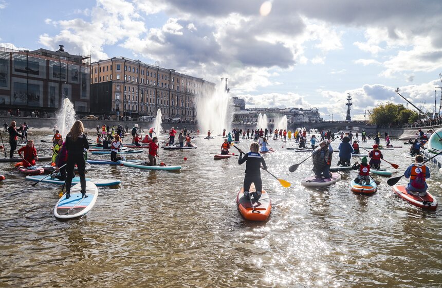 Первый фестиваль водных видов спорта прошел в Москве 20 фото