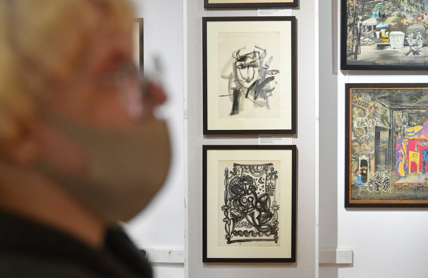 Выставка Владимира Серебровского открылась в Бахрушинском музее 8 фото