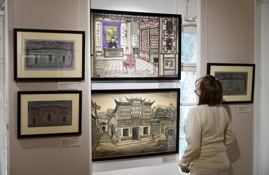 Выставка Владимира Серебровского открылась в Бахрушинском музее 13 фото